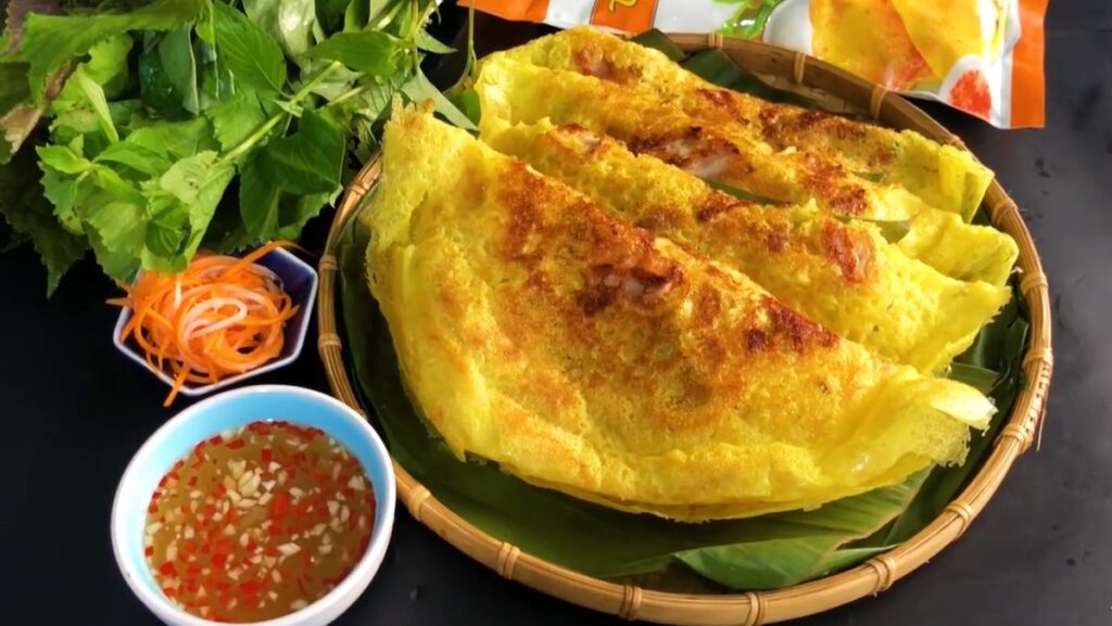 Dinh dưỡng mà món bánh xèo mang lại Dinh dưỡng mà món bánh xèo mang lại