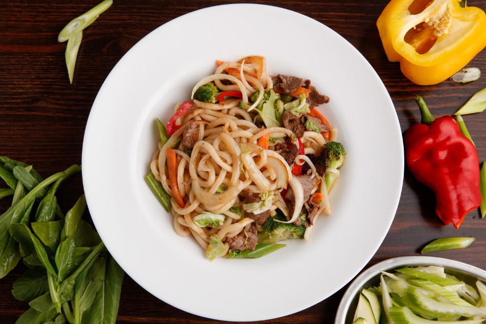 MÌ xào bò healthy