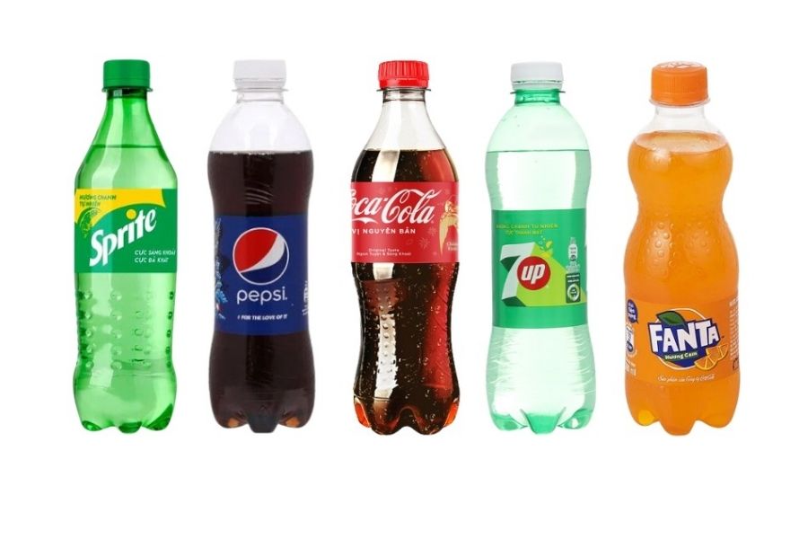So sánh lượng calo 7 Up với các loại nước ngọt khác trên thị trường